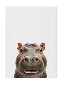 Wildlings Hippo Portrait