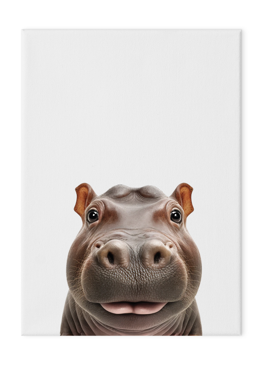 Wildlings Hippo Portrait