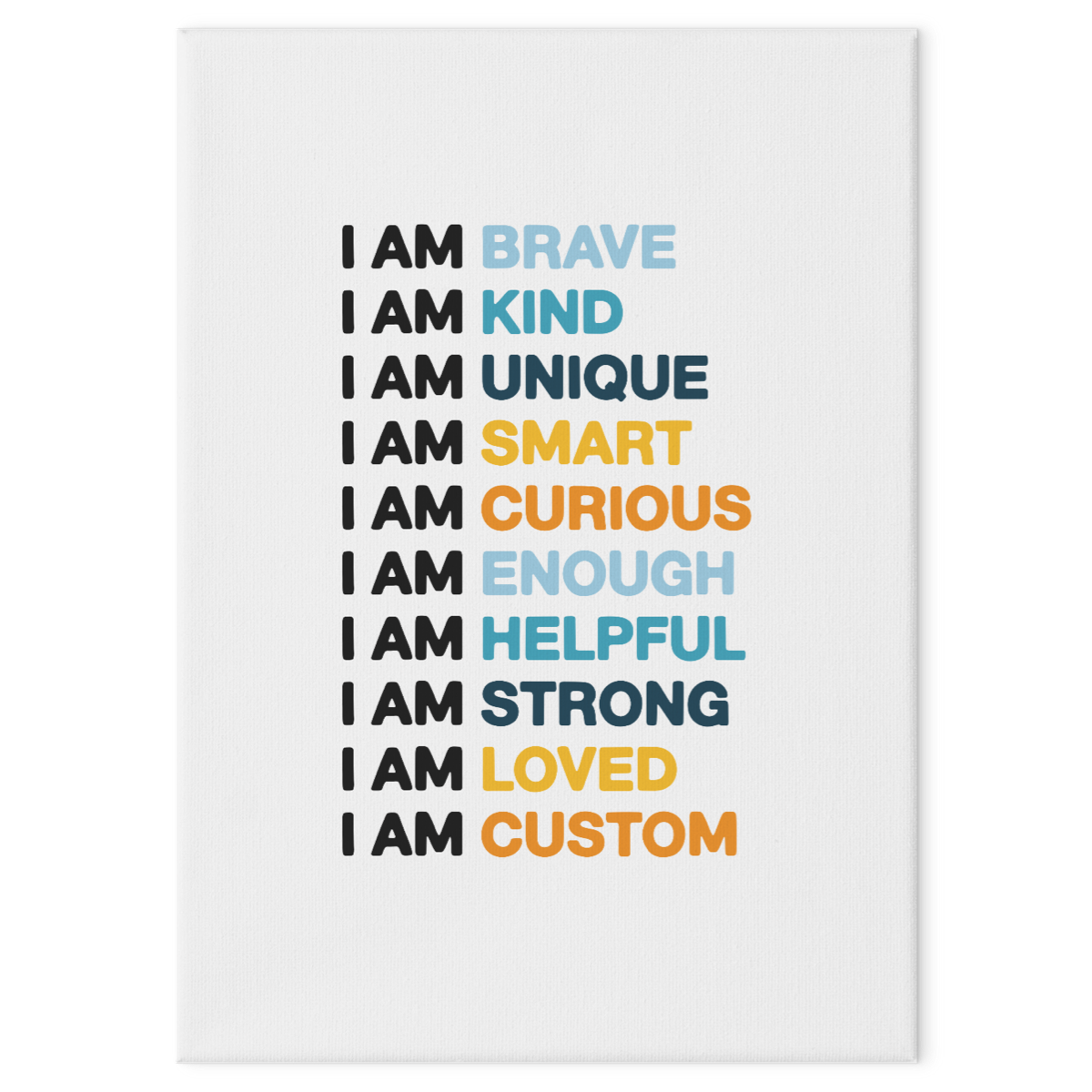 Magic Mindset Bold Canvas Print