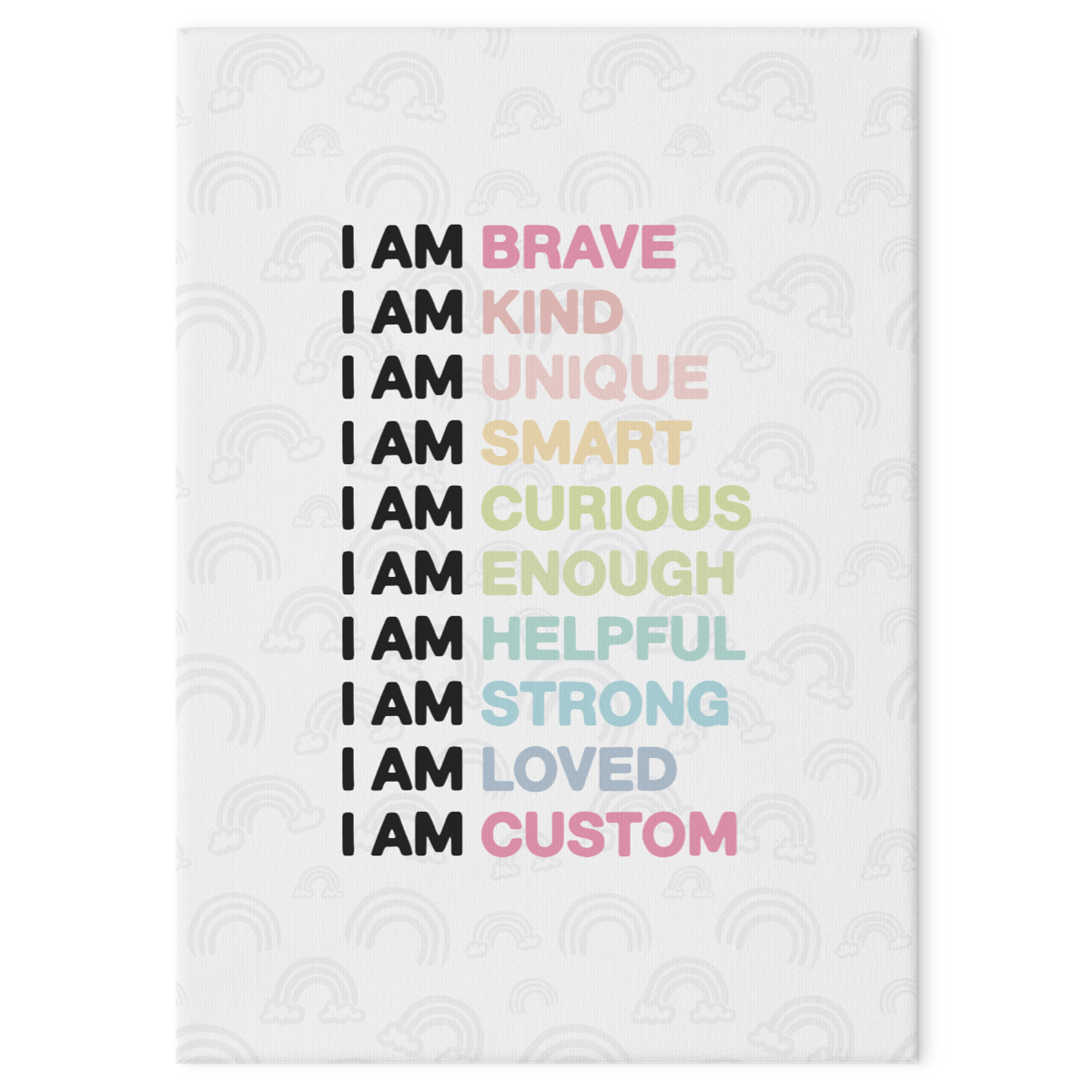 Magic Mindset Rainbows Canvas Print